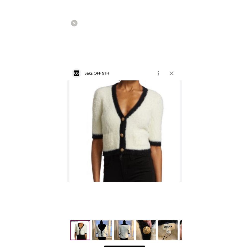 NWT L’Agence Sweater $355